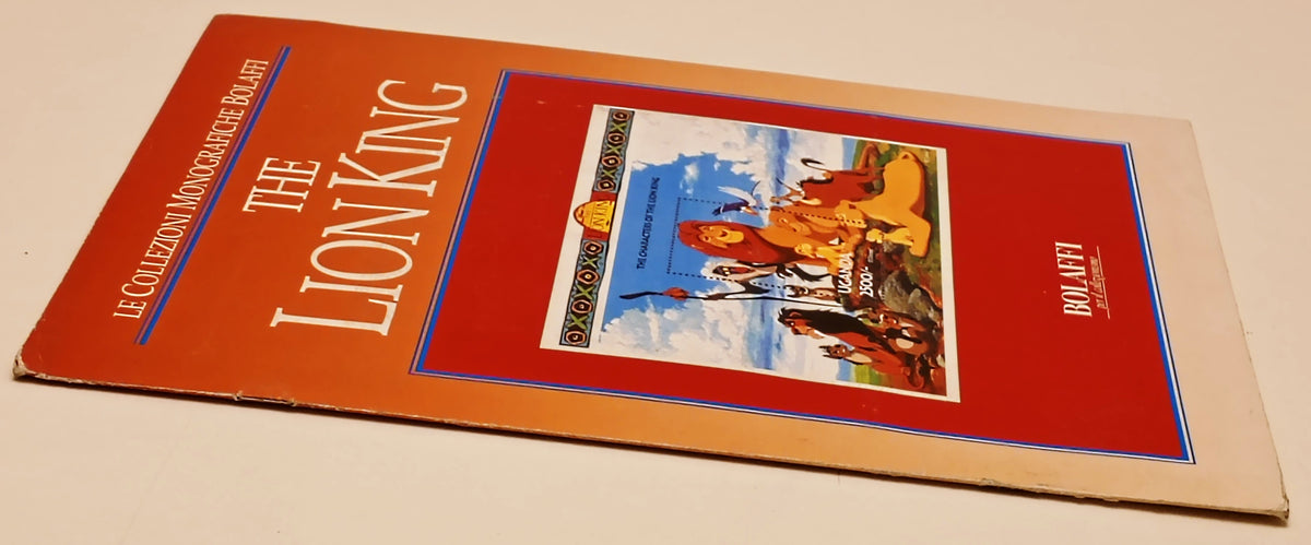 Collezioni Monografiche Bolaffi The Lion King folder francobolli Uganda-RVSa1095