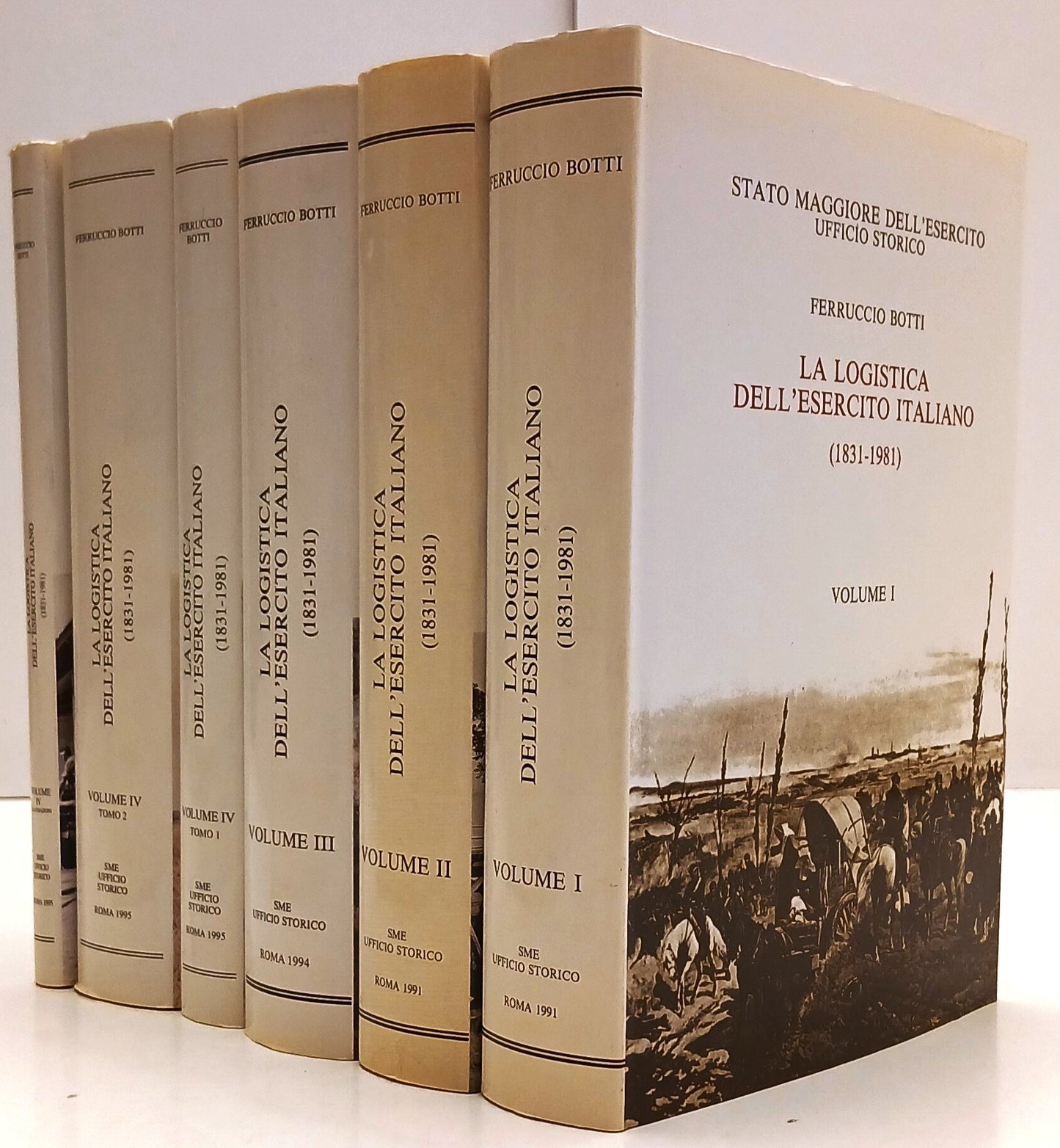 La logistica dell'esercito italiano 1831-1981 6 tomi - Ferruccio Botti - BLCP102