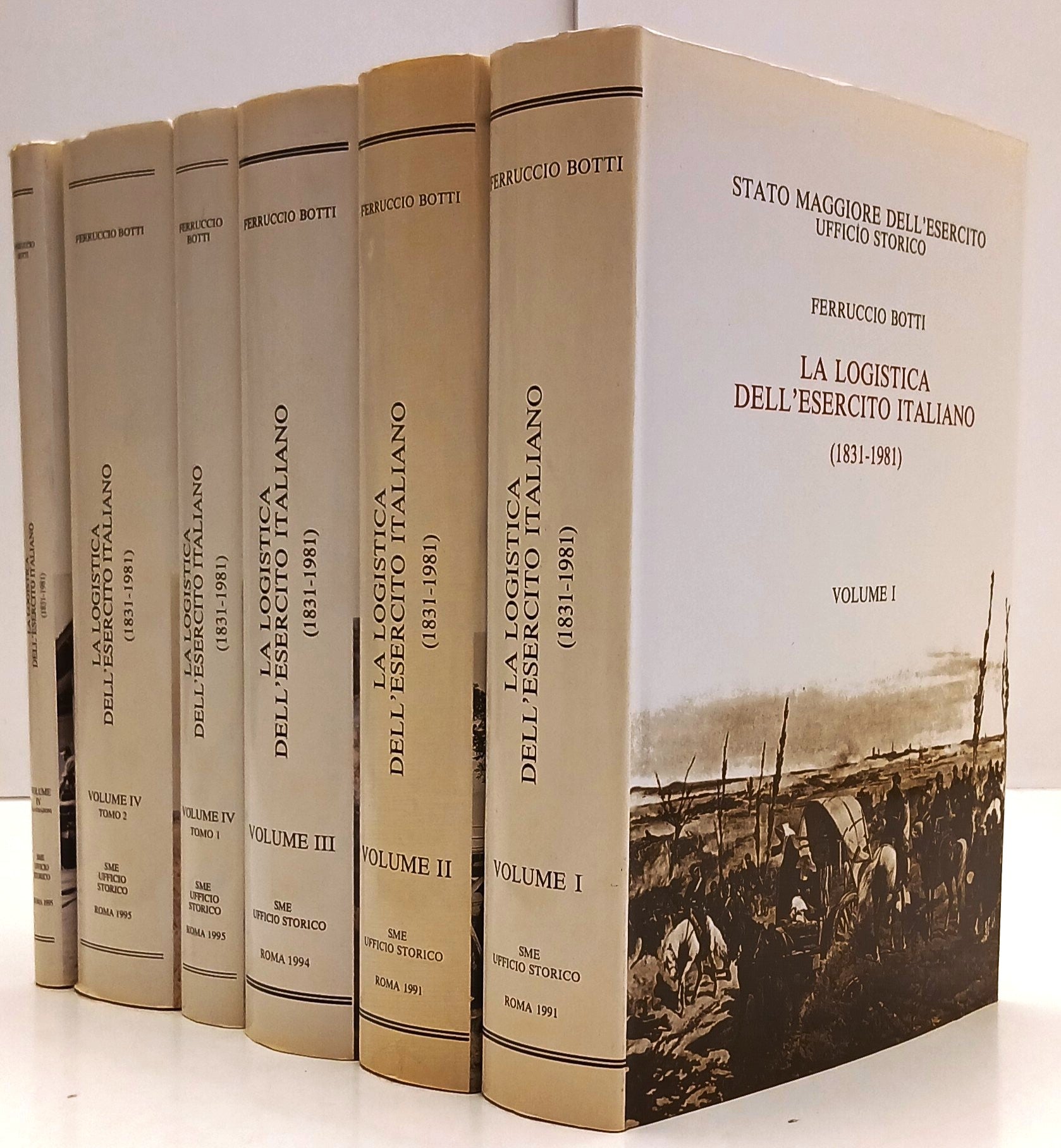 La logistica dell'esercito italiano 1831-1981 6 tomi - Ferruccio Botti - BLCP102