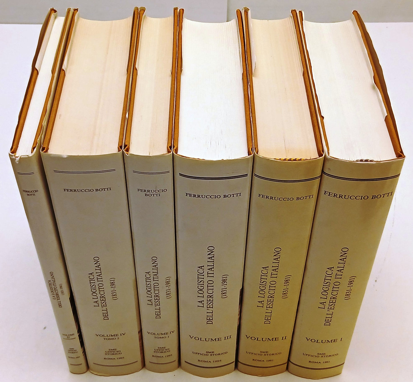 La logistica dell'esercito italiano 1831-1981 6 tomi - Ferruccio Botti - BLCP102
