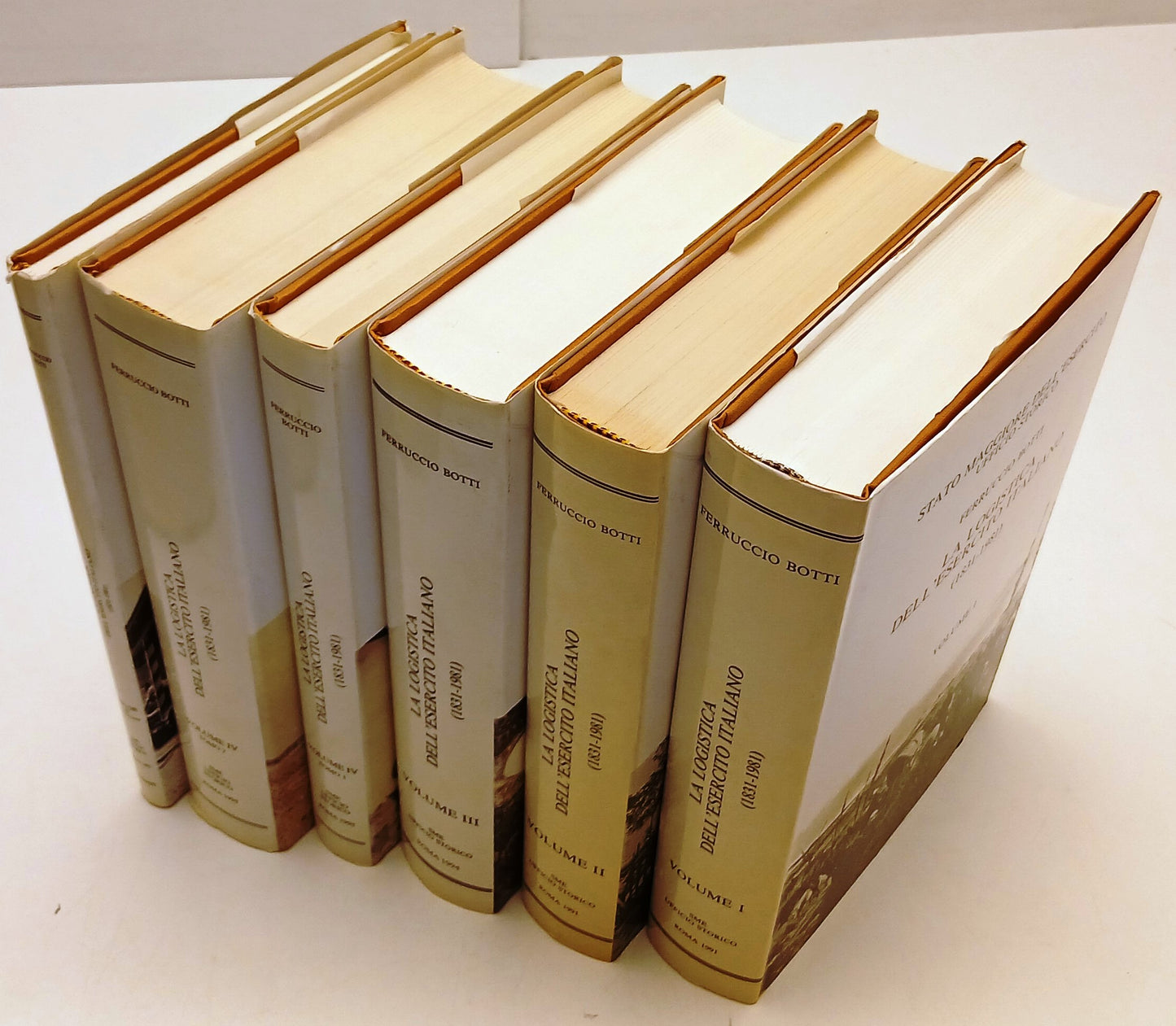 La logistica dell'esercito italiano 1831-1981 6 tomi - Ferruccio Botti - BLCP102