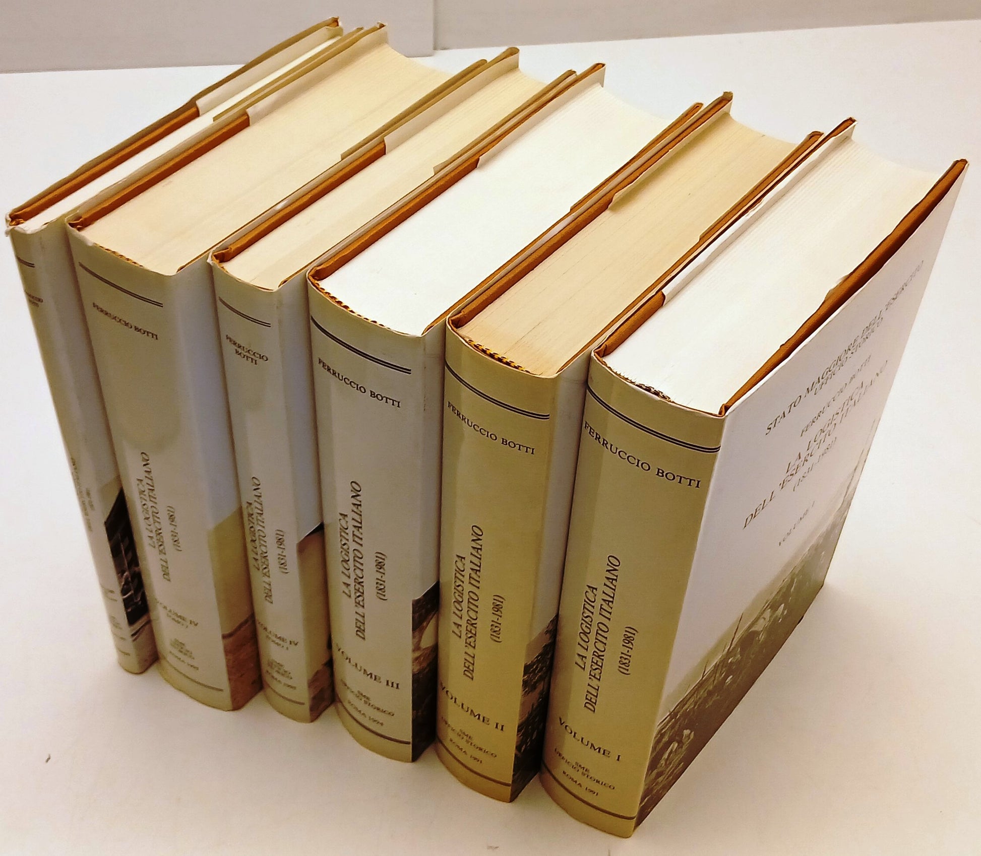 La logistica dell'esercito italiano 1831-1981 6 tomi - Ferruccio Botti - BLCP102