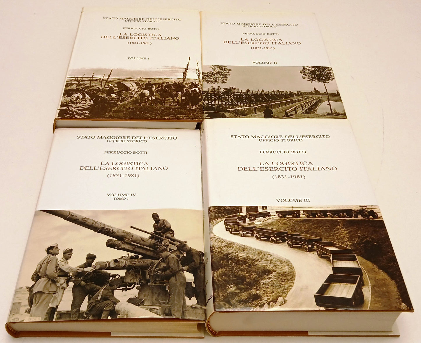 La logistica dell'esercito italiano 1831-1981 6 tomi - Ferruccio Botti - BLCP102