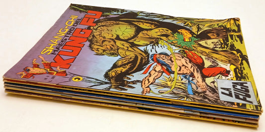 Lotto 5 albi corno giganti Shang-chi 5,8 Fantastici Quattro 20,22,24 - YFS679