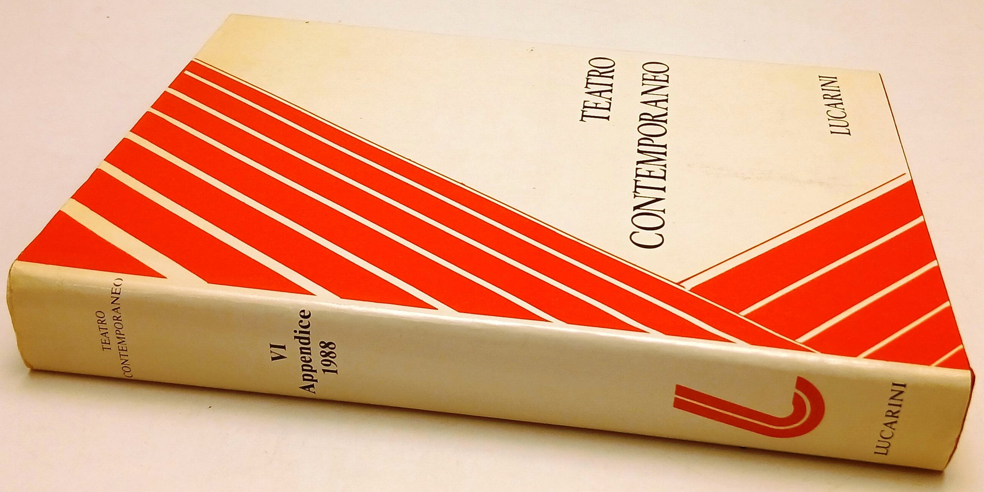 Teatro contemporaneo Appendice VI 1988 - Lucarini - 1a ed.