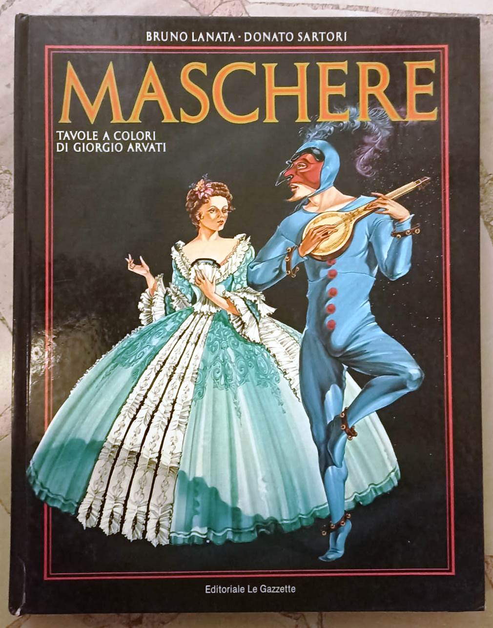 LT- MASCHERE ARVATI - LANATA SARTORI - MONDADORI - LE GAZZETTE-- 1984- C- YFS738