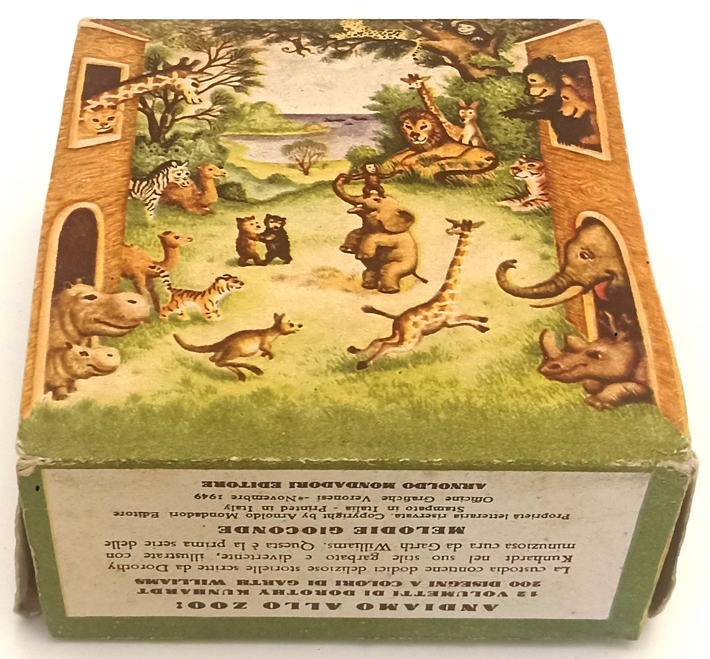 LB- ANDIAMO ALLO ZOO- KUNHARDT WILLIAMS- MONDADORI MELODIE GIOCONDE- 1949-XFS130