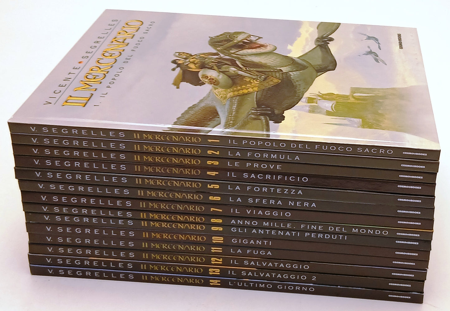 FV- IL MERCENARIO 1/14 COMPLETA - VINCENTE SEGRELLES - COSMO BOOKS- 2018- C- Z25