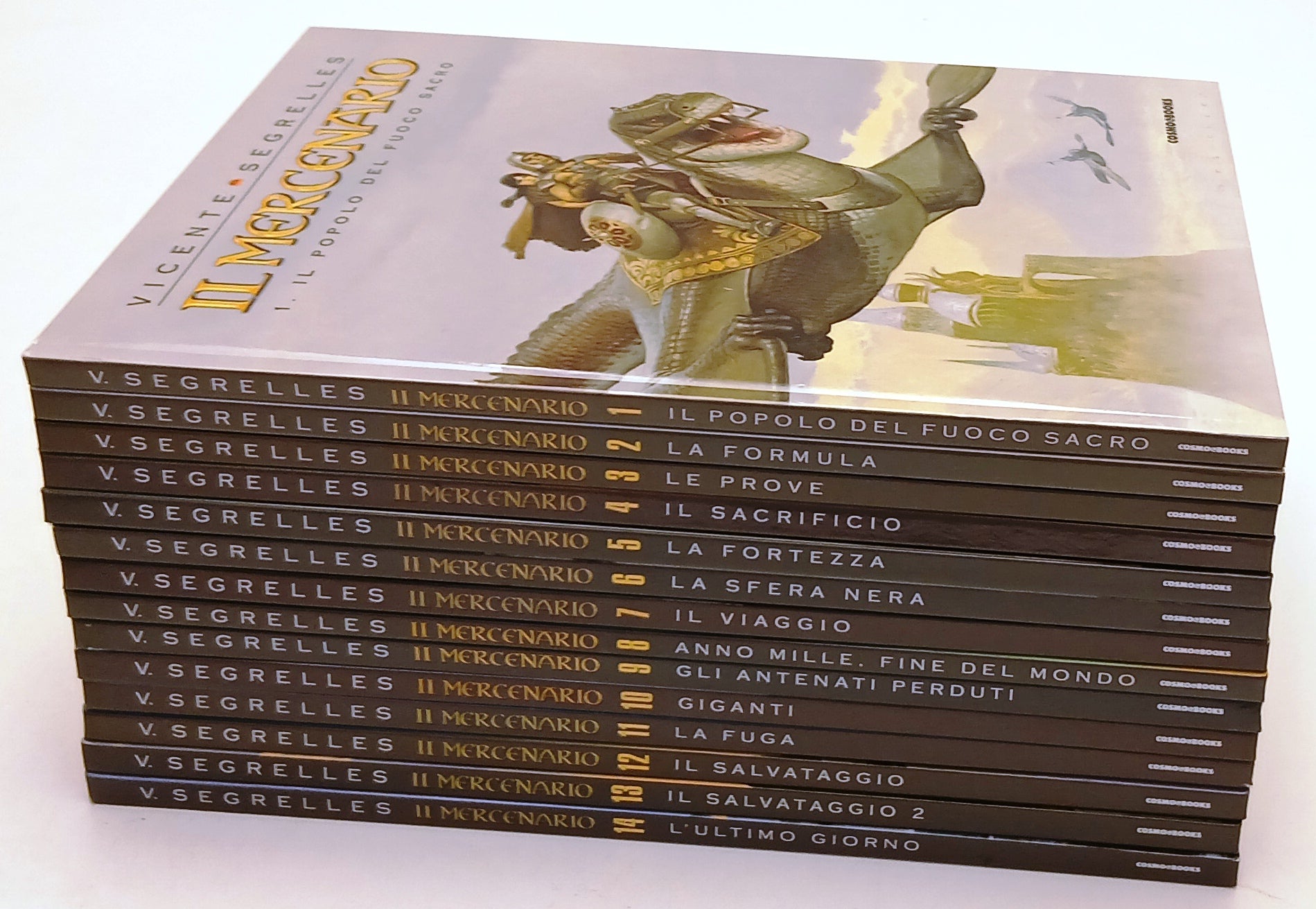 FV- IL MERCENARIO 1/14 COMPLETA - VINCENTE SEGRELLES - COSMO BOOKS- 2018- C- Z25