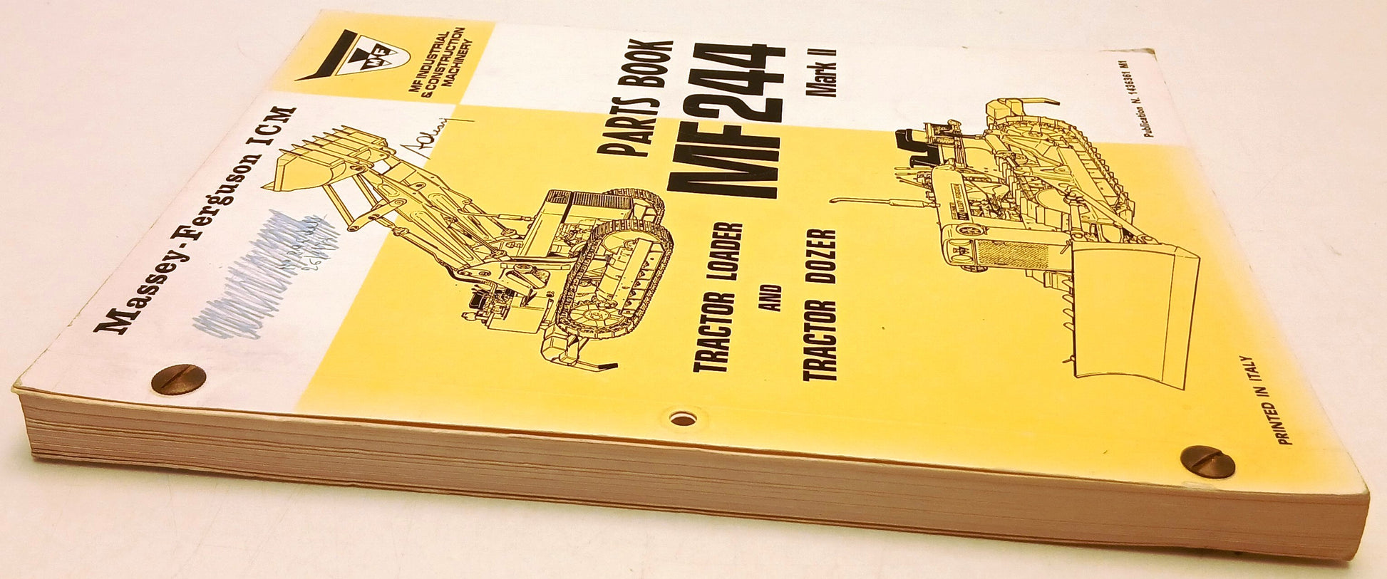 Trattore Loader Dozer MF244 Mark II Parts Books - Massey Ferguson - 1969- YFS831