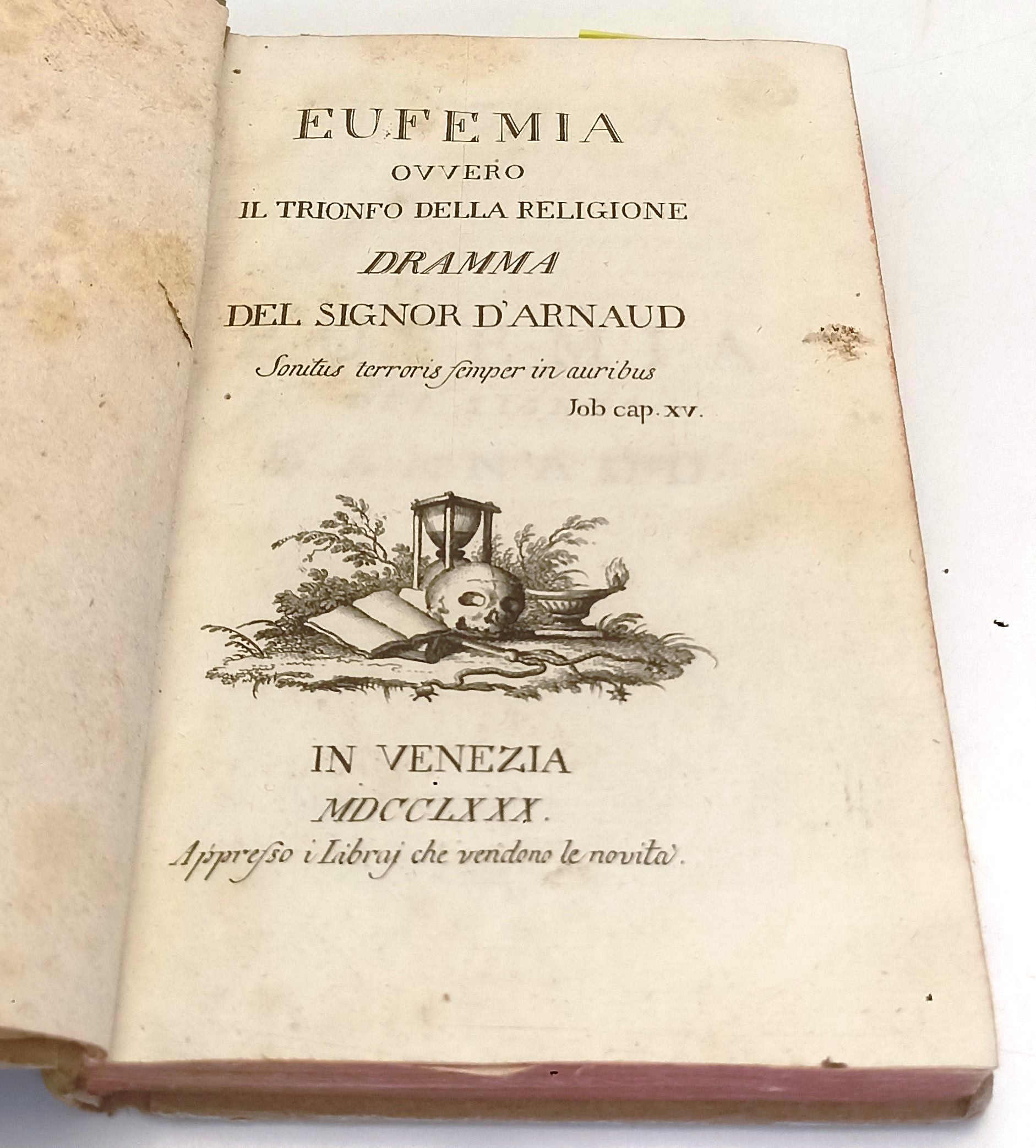LH- MISCELLANEA POESIE EUFEMIA FAONIADE DEMETRIO POLIORCETE SETTECENTINA- XFS144