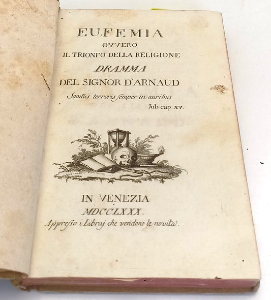 LH- MISCELLANEA POESIE EUFEMIA FAONIADE DEMETRIO POLIORCETE SETTECENTINA- XFS144