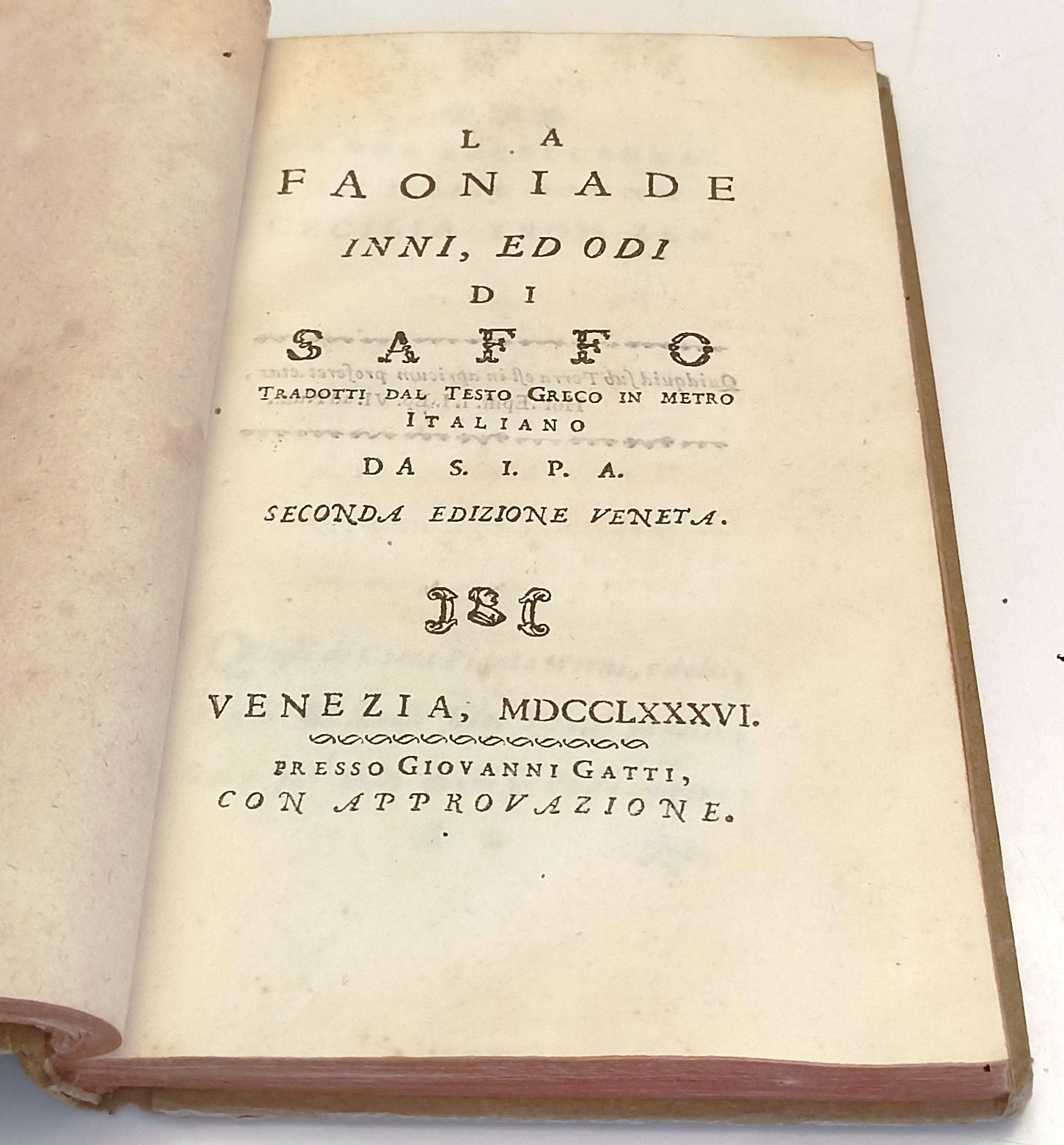 LH- MISCELLANEA POESIE EUFEMIA FAONIADE DEMETRIO POLIORCETE SETTECENTINA- XFS144
