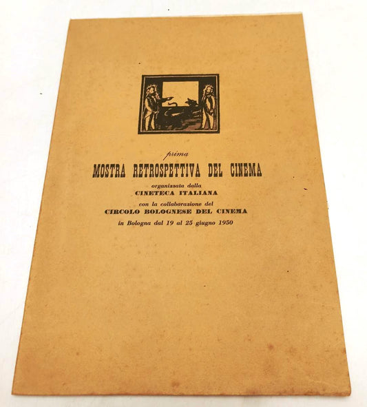 LW- prima MOSTRA RETROSPETTIVA DEL CINEMA - CINETECA ITALIANA - 1950 - YFS342