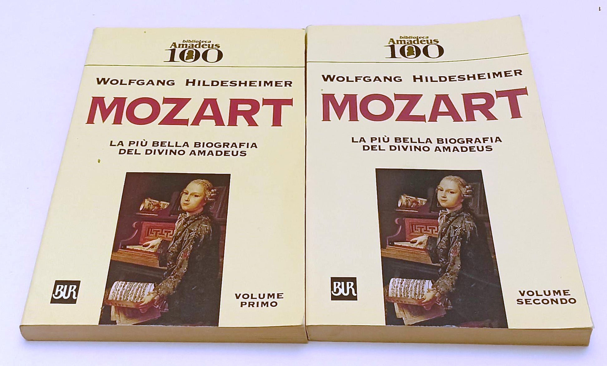 LS- MOZART 2 VOLUMI AMADEUS- WOLFGANG HILDESHEIMER- RIZZOLI- BUR- 1997- B-YFS666