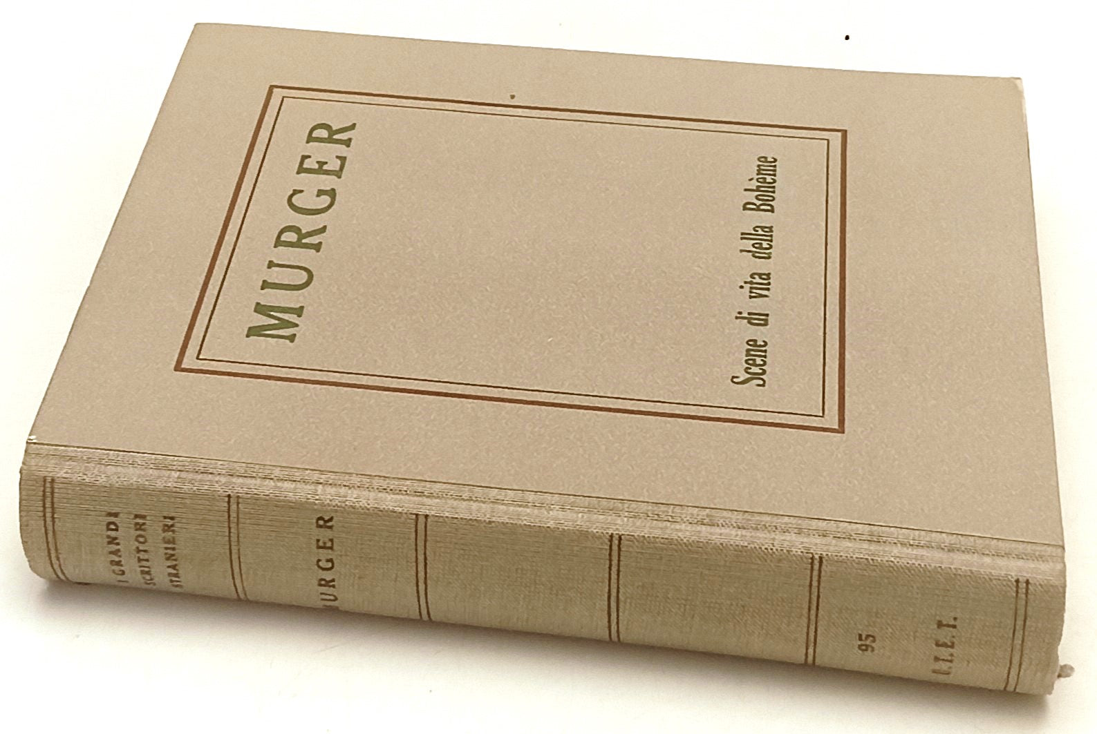 LN- SCENE DI VITA DELLA BOHEME - HENRY MURGER - UTET --- 1948 - CS - XFS145