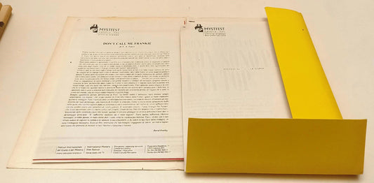 LW- MYSTFEST 1994 FESTIVAL INTERNAZIONALE GIALLO MISTERO RASSEGNA STAMPA- YFS549