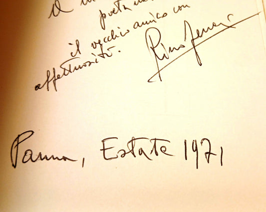 LN- MAGGIO DI POESIA DEDICA AUTOGRAFA - RINO FERRARI - ROCCHETTA - 1971- ZFS82