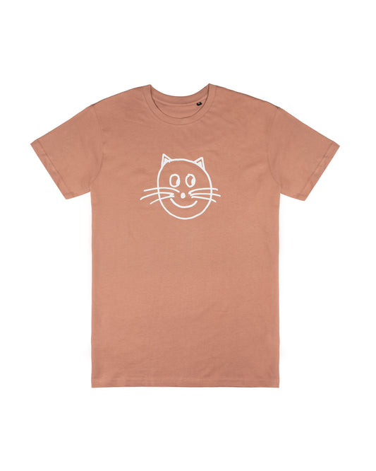 Maglietta T-shirt Manica corta - SMILING CAT - scegli taglia e colore