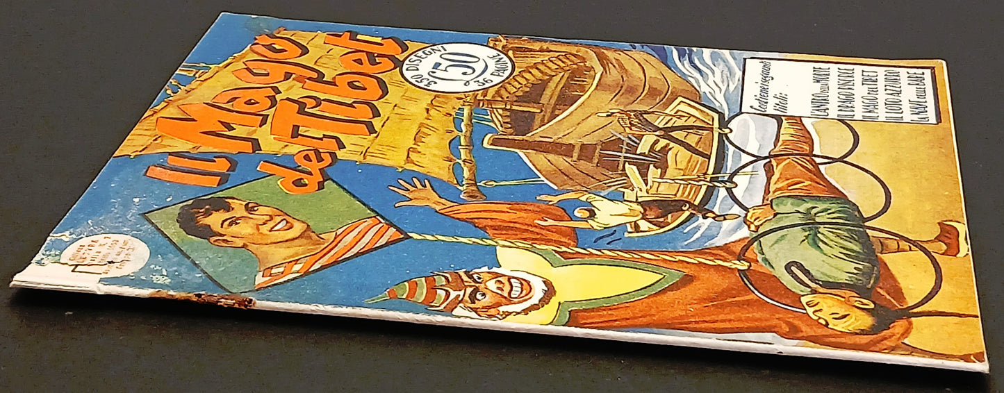 Gim Toro Il Mago del Tibet - Lavezzolo Dell'Acqua - Collana Ariete 7 - 1950- H26