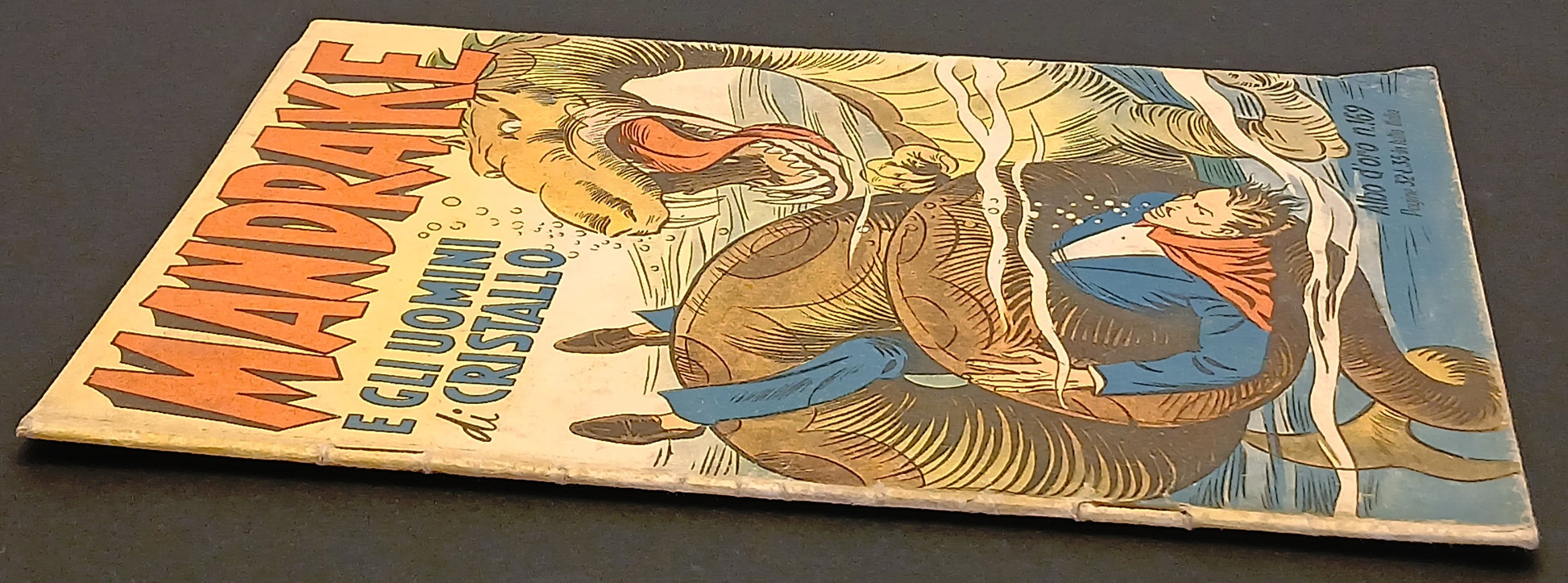 Albo d'oro n.169 Mandrake e gli uomini di cristallo - Mondadori - 1949 - H26