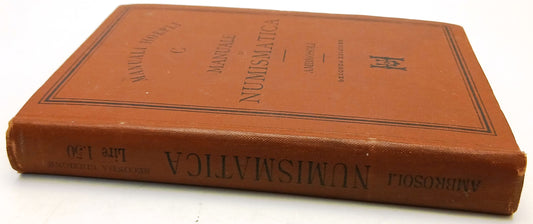Manuale di numismatica - Solone Ambrosoli - Ulrico Hoepli Manuali - 1a ed. - XFS