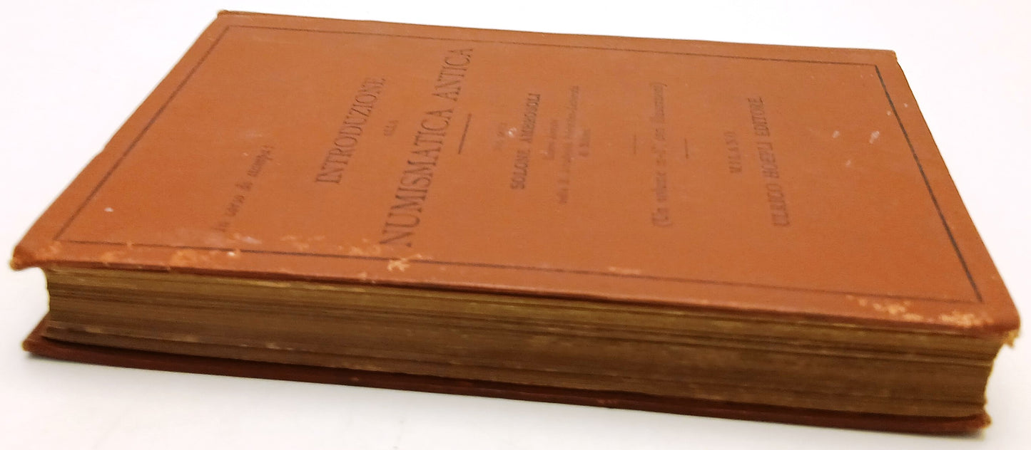 Manuale di numismatica - Solone Ambrosoli - Ulrico Hoepli Manuali - 1a ed. - XFS