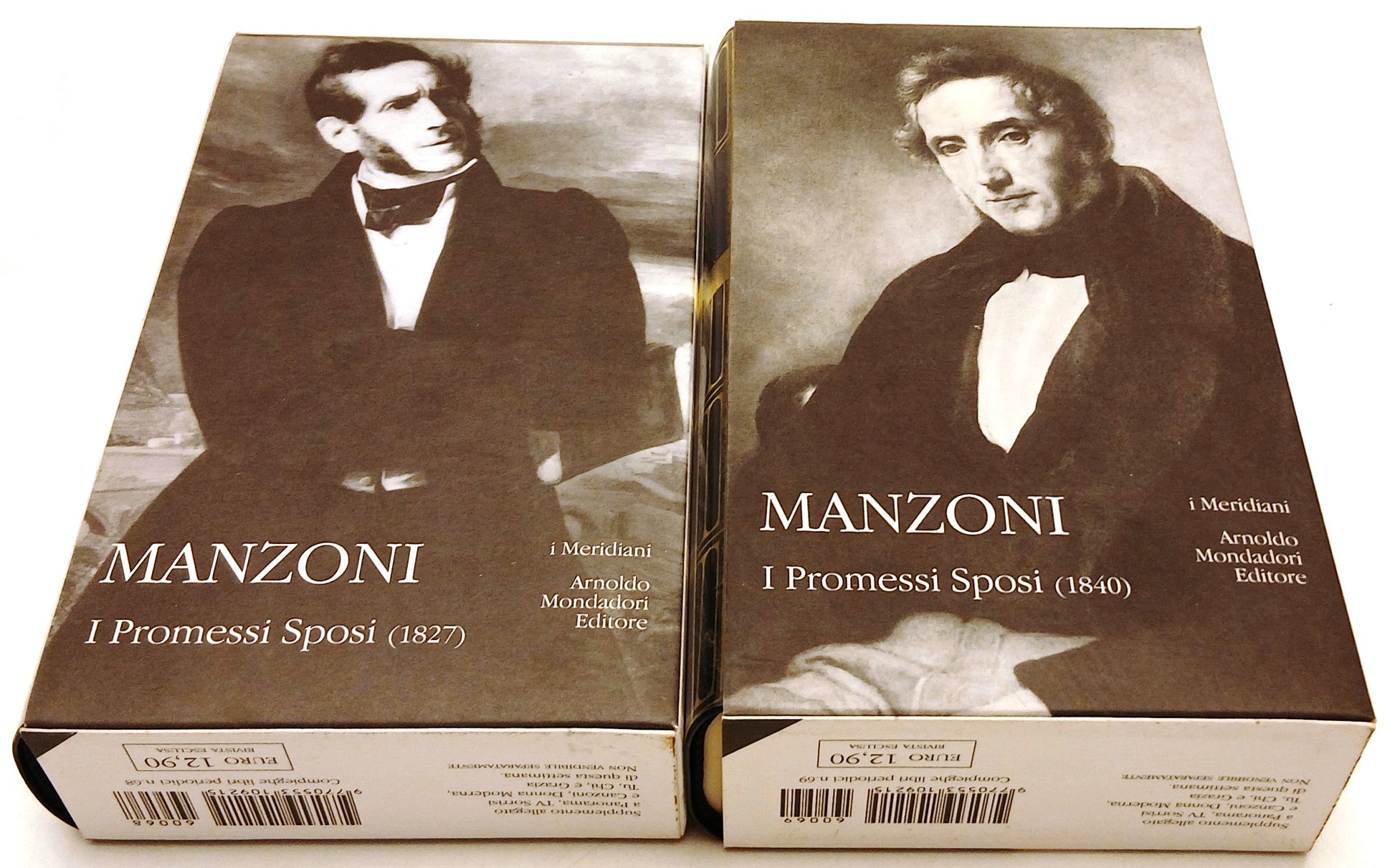 I Promessi Sposi 2 volumi 1827 1840 - Manzoni - Mondadori Panorama I meridiani