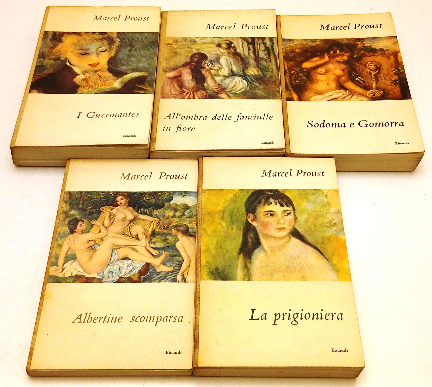 Alla ricerca del tempo perduto 5 volumi- Marcel Proust- Einaudi Supercoralli-XFS