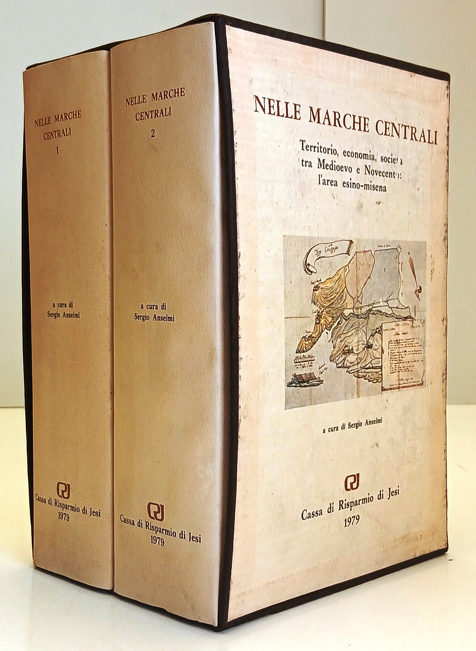 Nelle Marche Centrali 2 volumi - Anselmi - CARI Jesi - 1979 - cofanetto - ZFS111