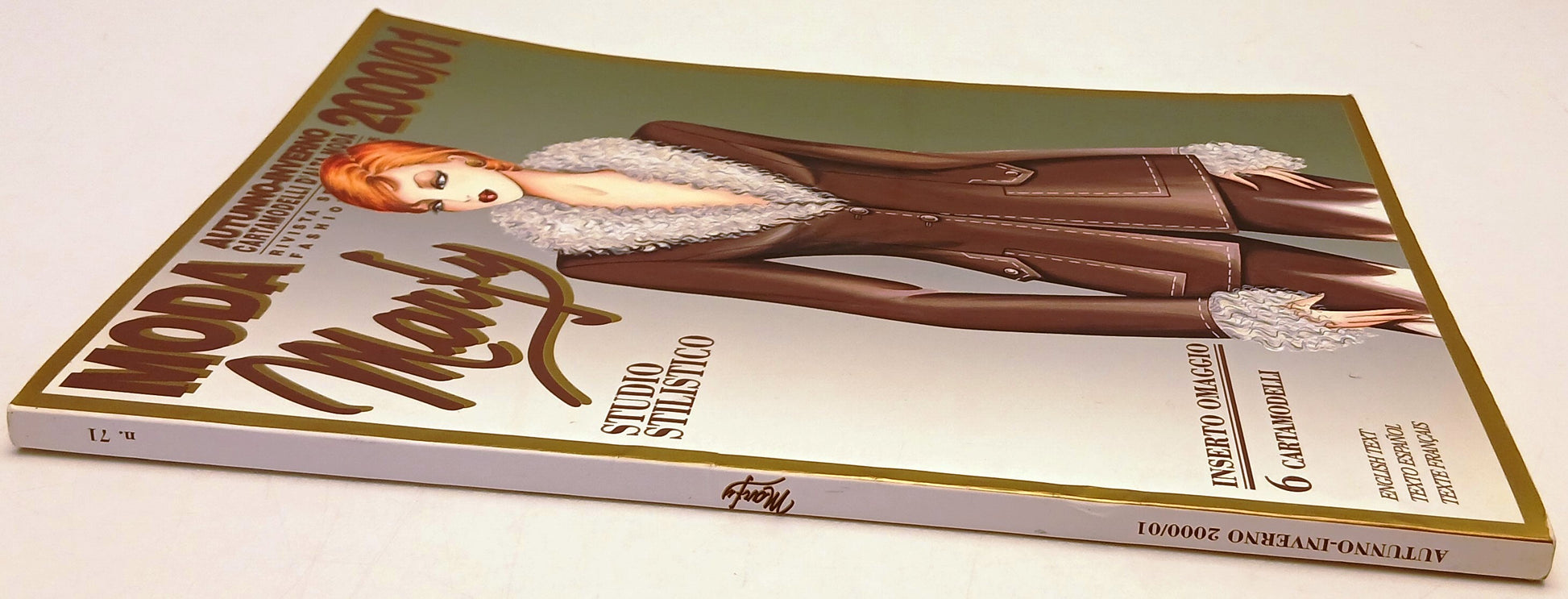 Rivista Fashion Design Marfy 71 Moda Autunno-Inverno 2000/01 Cartamodelli-YFS825