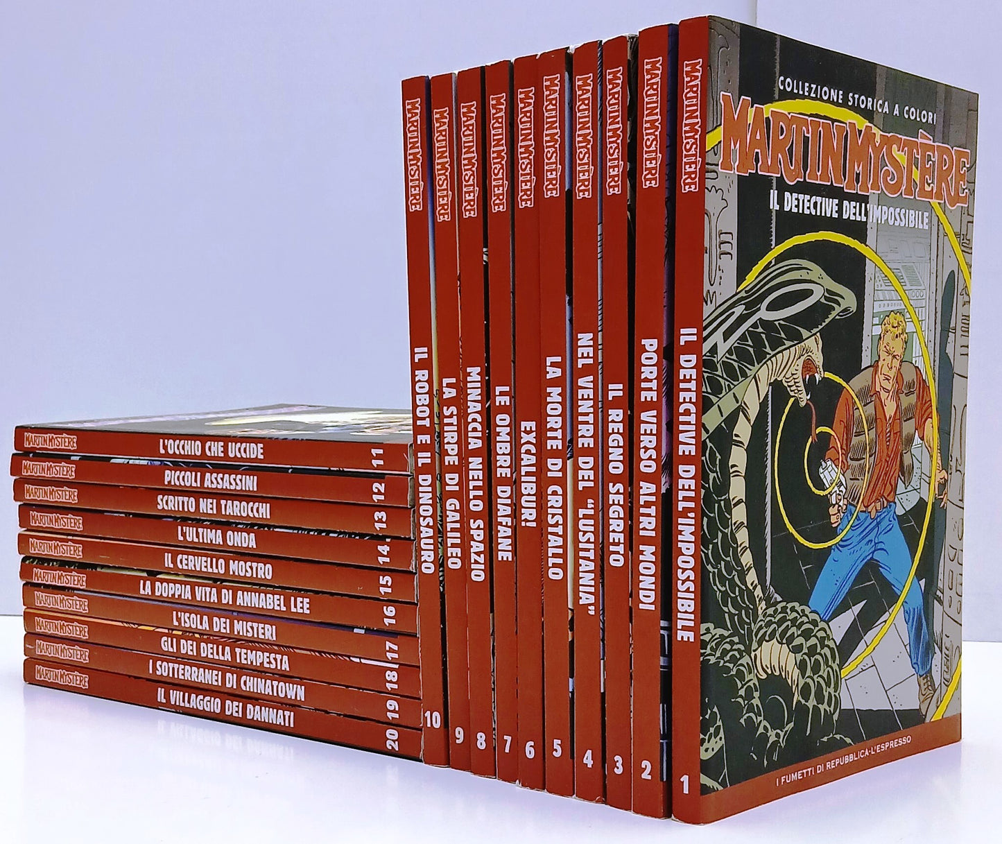 Martin Mystere 1/20 collezione storica a colori di Repubblica - completa - N25