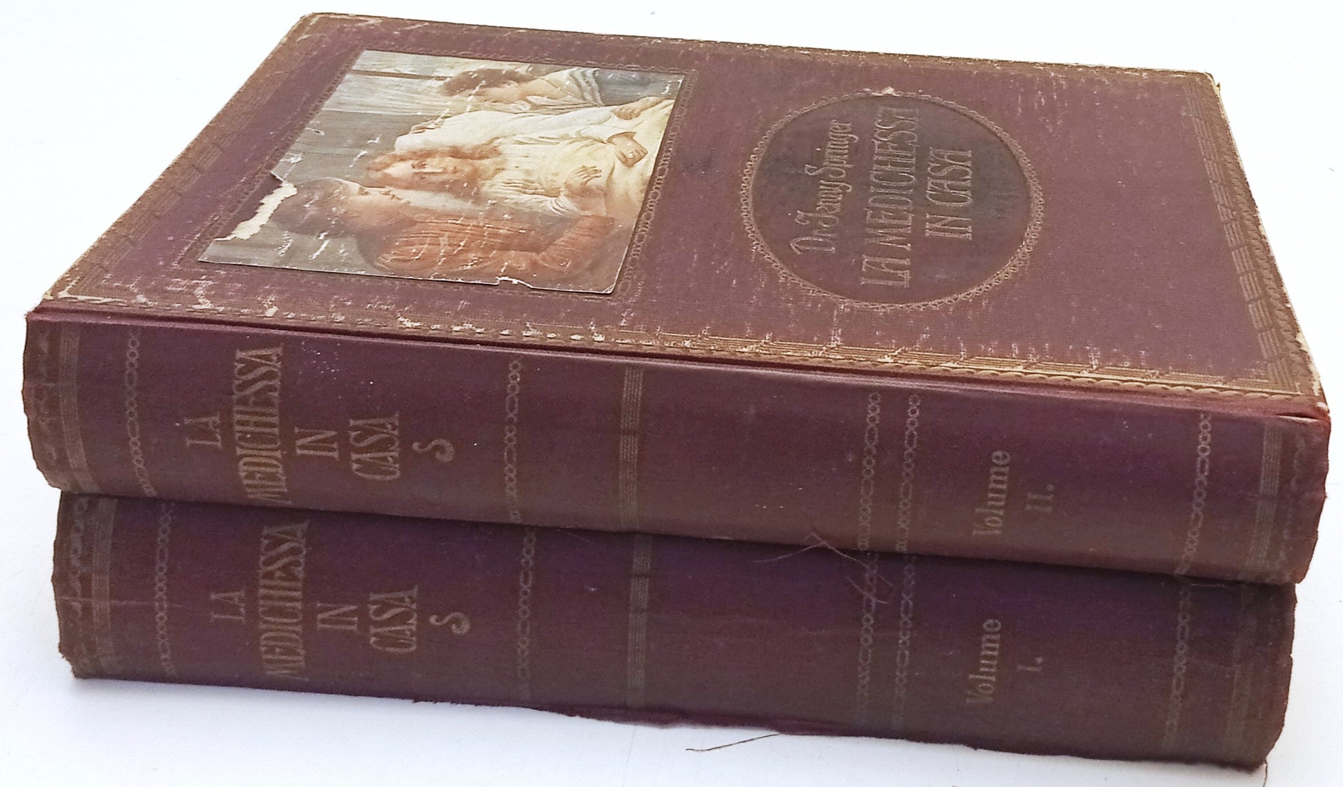 La medichessa in casa 2 volumi- Dr. Henry Springer- Carlo Moscheni- 1928- ZFS250
