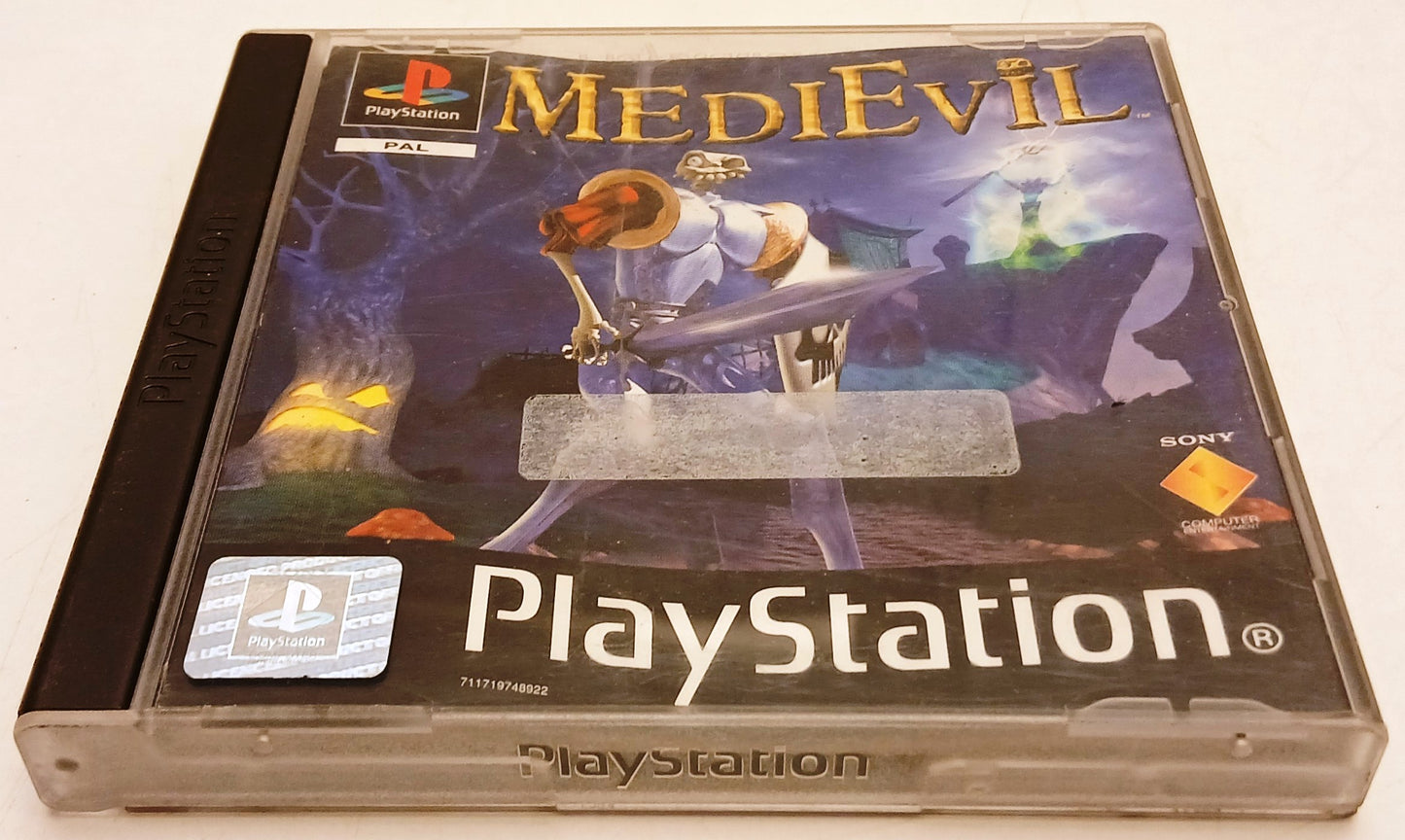 CV- Gioco PlayStation Play Station 1 PS1 Medievil - custodia e libretto - ZFS200