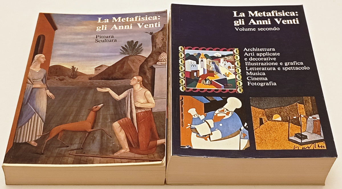 La Metafisica gli Anni Venti 2 volumi- Barilli Solmi- Ed. d'Arte- 1a ed.- ZFS308