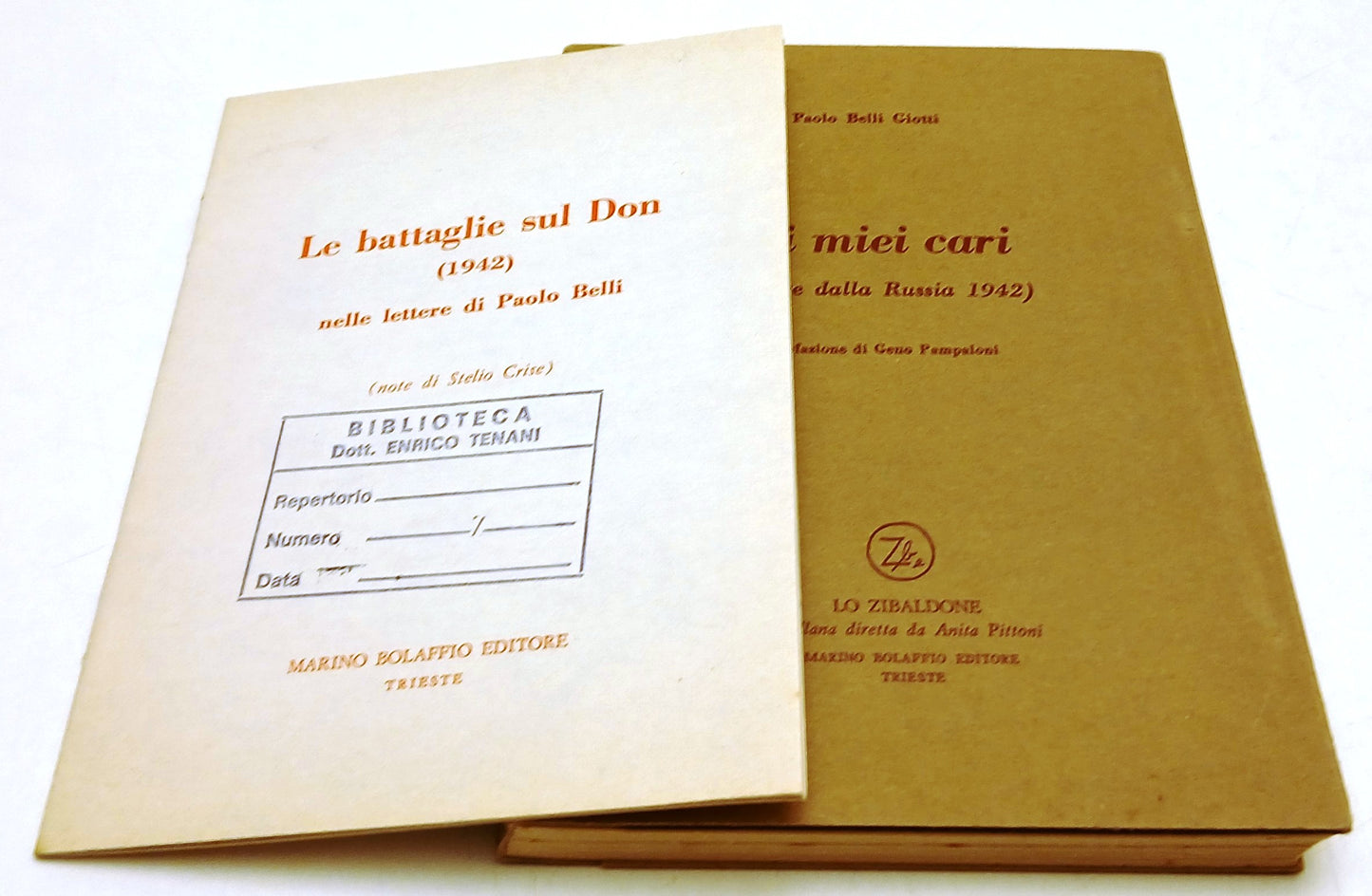 Ai miei cari Battaglie sul Don 1942- Belli Giotti- Bolaffio Lo Zibaldone- ZFS204