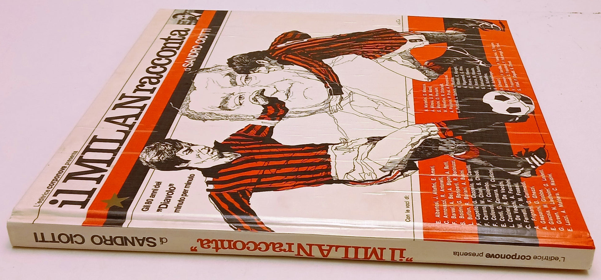 Il Milan racconta - Sandro Ciotti- Corponove- 1979- con 2 dischi 33 giri- YFS222