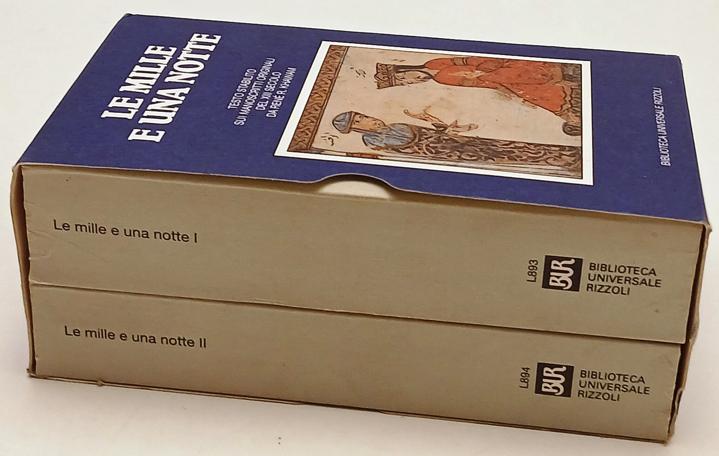 Le mille e una notte 2 volumi - Rizzoli Classici Bur - 1a ed. - cofanetto- XFS