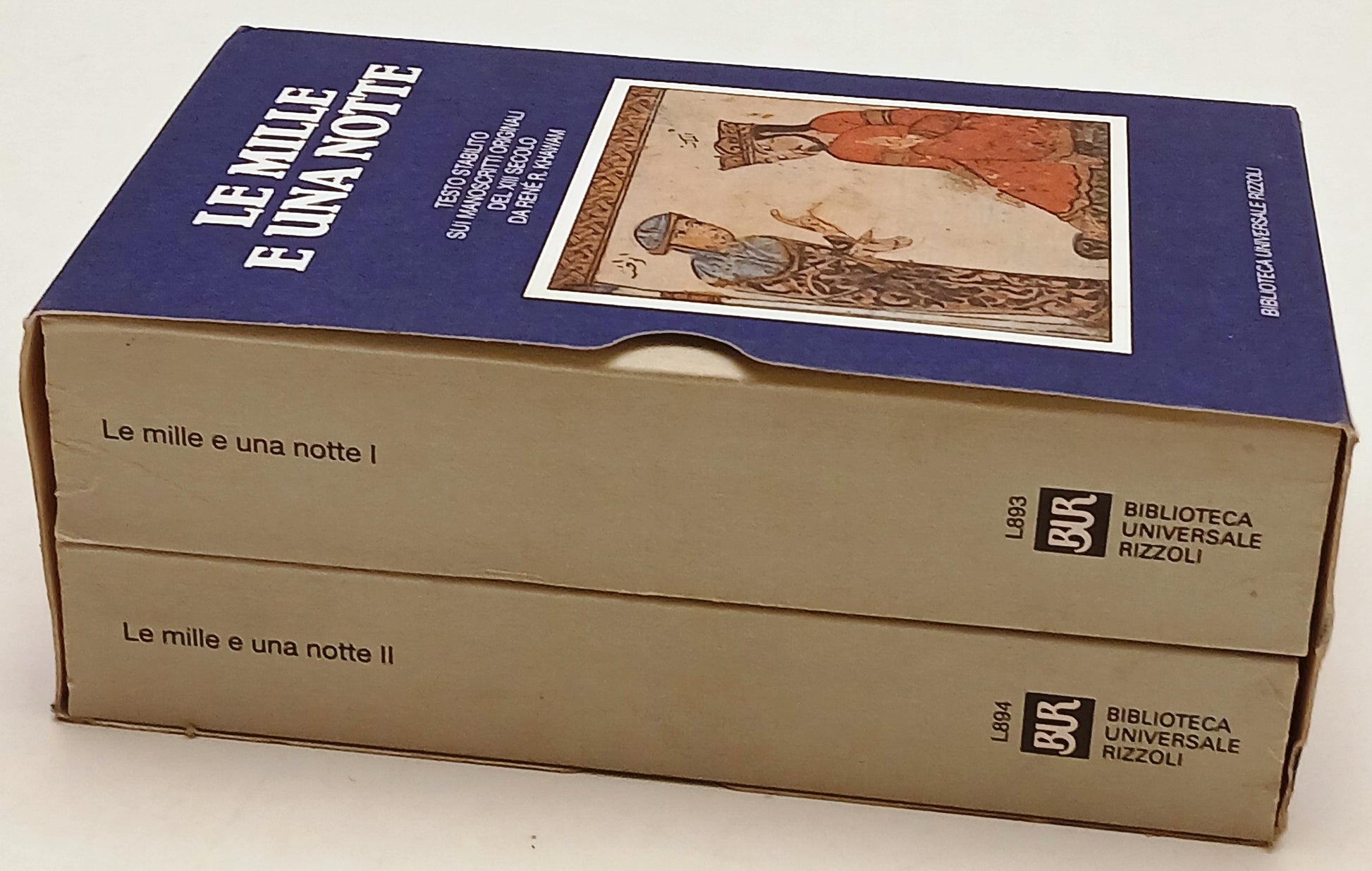 Le mille e una notte 2 volumi - Rizzoli Classici Bur - 1a ed. - cofanetto- XFS