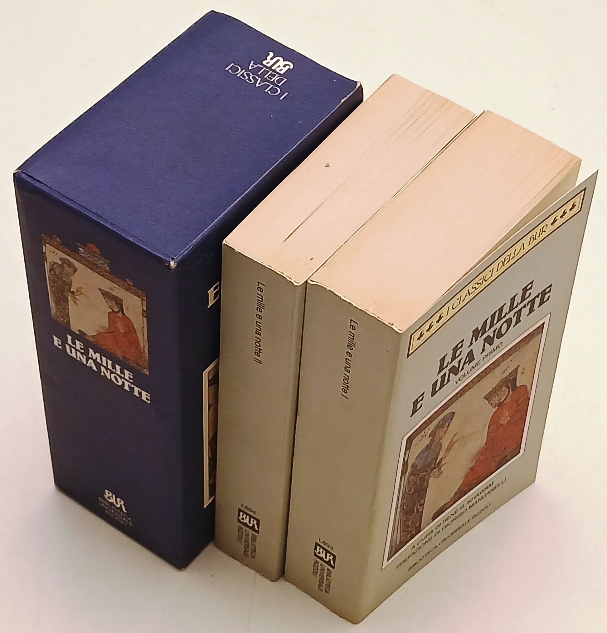 Le mille e una notte 2 volumi - Rizzoli Classici Bur - 1a ed. - cofanetto- XFS