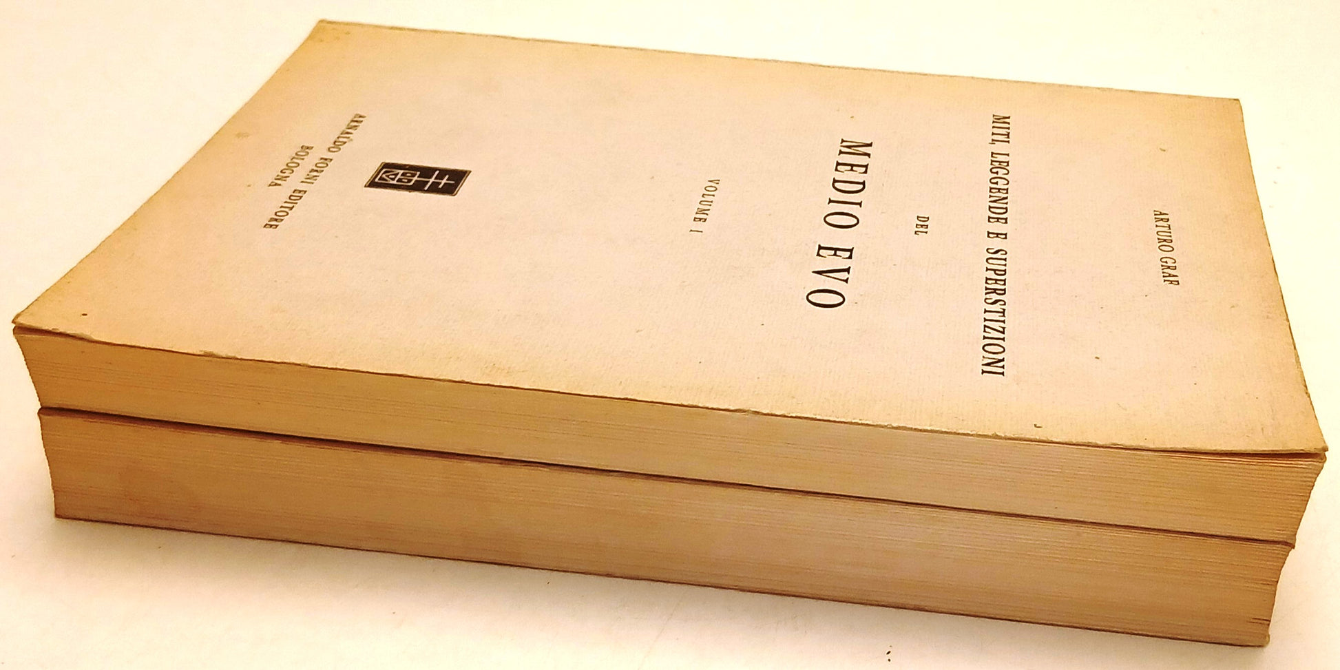 Miti leggende superstizioni Medio Evo 2 volumi - Arturo Graf- Forni- 1a - ZFS270