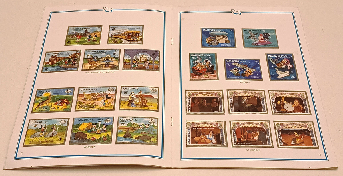 Collezioni Monografiche Bolaffi Mondo di Walt Disney folder francobolli-RVSa1096