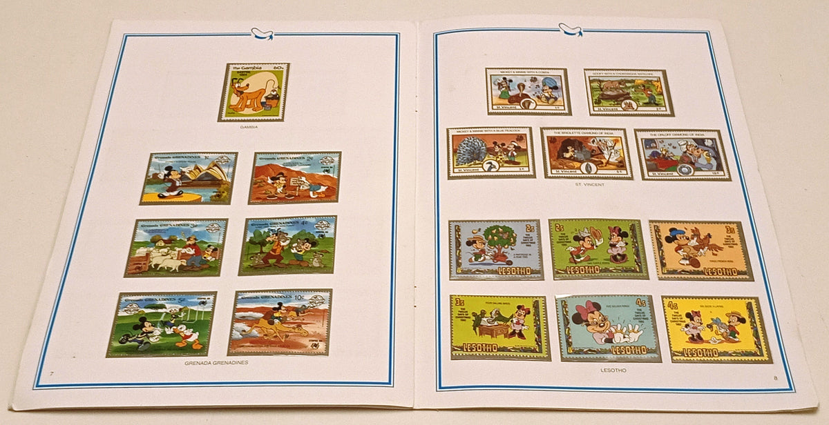 Collezioni Monografiche Bolaffi Mondo di Walt Disney folder francobolli-RVSa1096