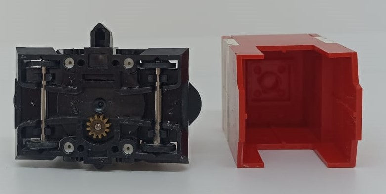GG- LEGO ORIGINALI - MOTORE MONOROTAIA MONORAIL 9V COMPLETO COVER ROSSA - LGG1