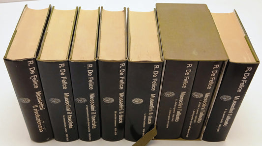 Mussolini 8 volumi - Renzo De Felice - Einaudi Biblioteca Cultura Storica- XFS