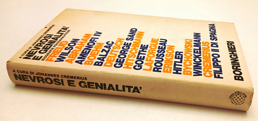 LZ- NEVROSI E GENIALITA' - JOHANNES CREMERIUS - BORINGHIERI --- 1975- CS -YFS386