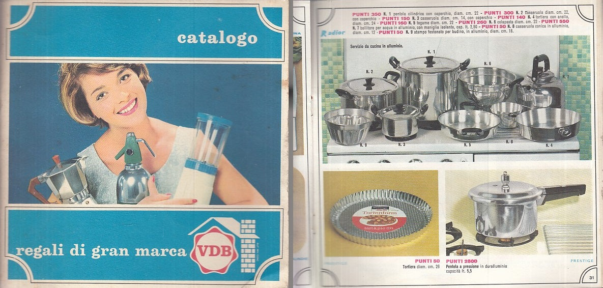 CV- CATALOGO REGALI DI GRAN MARCA VDB OMO MILKANA REXONA ALTHEA CALVE' - NMX380