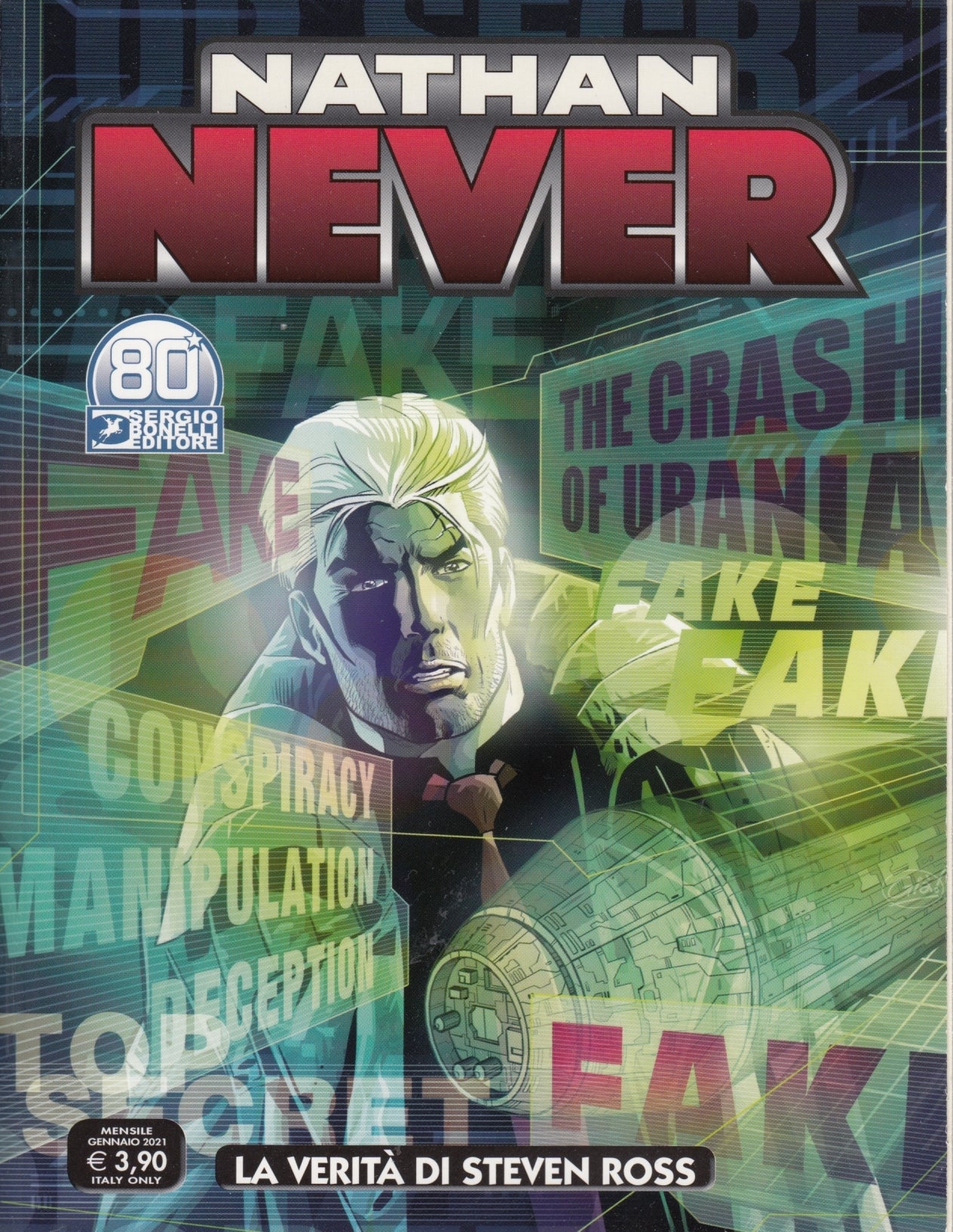 Nathan Never Originale fascia 300/399 - Bonelli - scegli il numero - V26