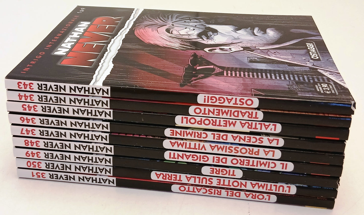 Nathan Never 343/351 Intrigo internazionale 1/9 miniserie completa- Bonelli- D26