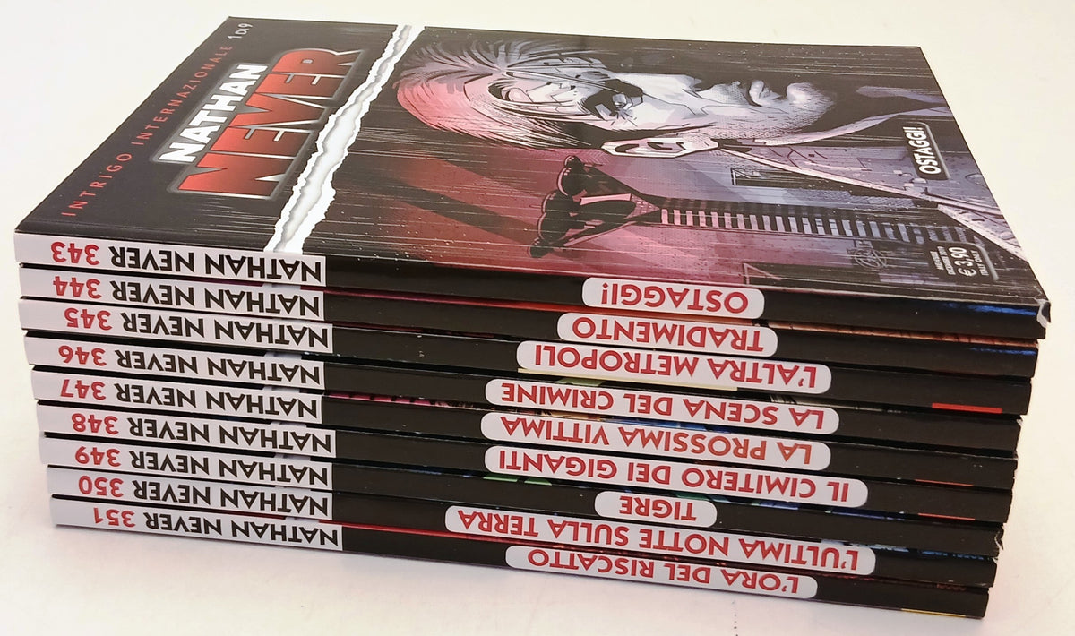 Nathan Never 343/351 Intrigo internazionale 1/9 miniserie completa- Bonelli- D26